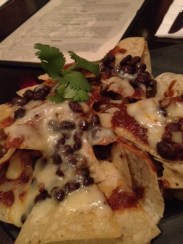 Nachos w/Black Beans, Jack Cheese & Chiptole Sauce