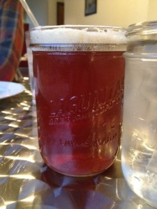 Refreshing Amber Beer